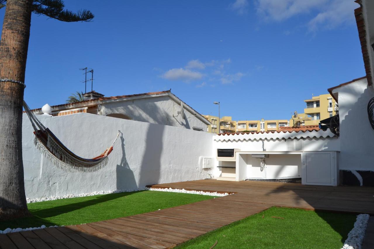 White Exclusive Bungalow. 2 Rooms, Garden & Pool. Maspalomas  Bagian luar foto