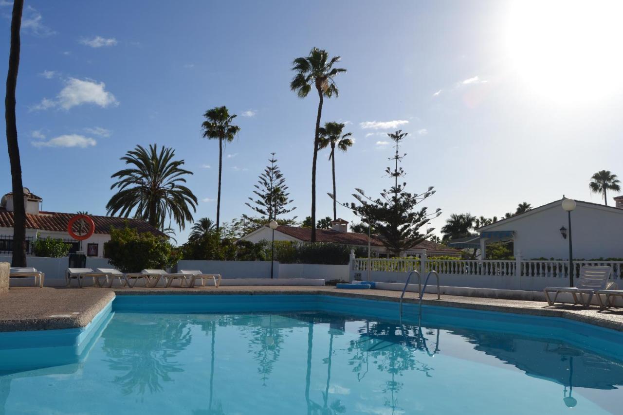 White Exclusive Bungalow. 2 Rooms, Garden & Pool. Maspalomas  Bagian luar foto