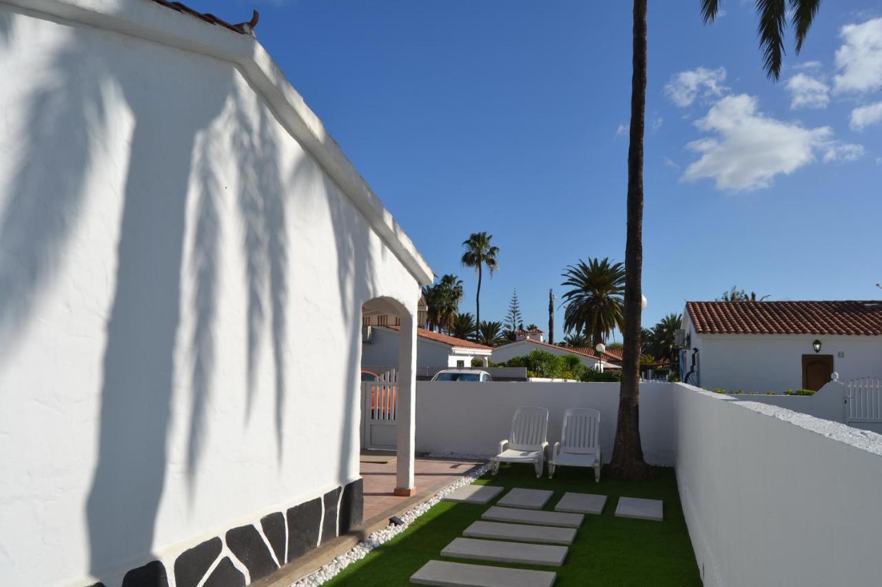 White Exclusive Bungalow. 2 Rooms, Garden & Pool. Maspalomas  Bagian luar foto